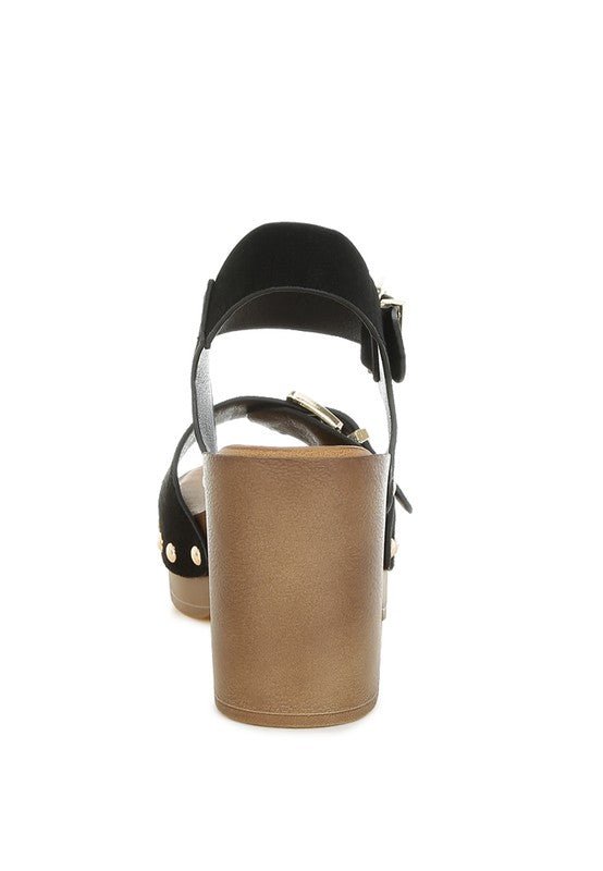 Lhasa Real Suede Leather Clog Sandals - Loving It Shop