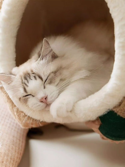 Cozy Tree Stump Pet Nest - Loving It Shop