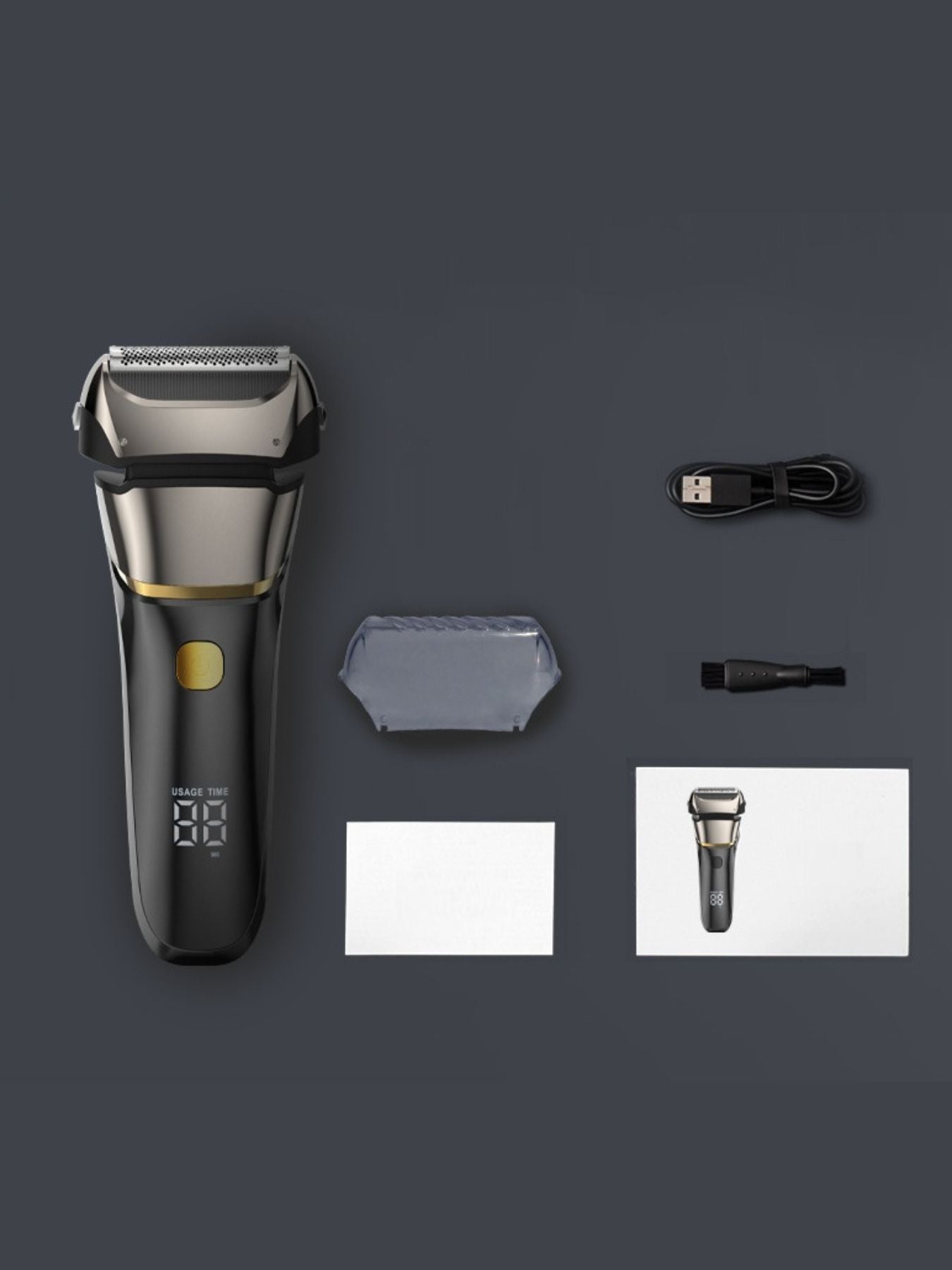 Rechargeable Electric Shaver with LED Display - Loving It Shop