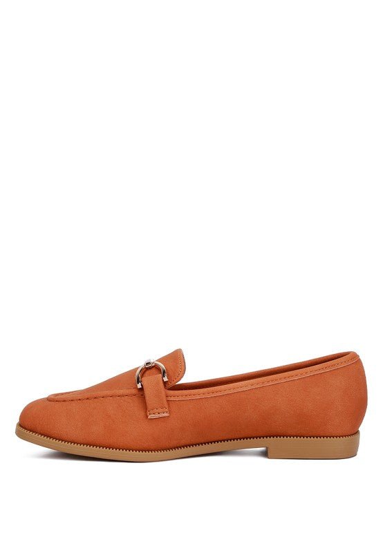 Jagger Horsebit Detail Flat Loafers - Loving It Shop