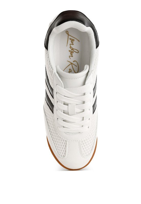Blaster Casual Striped Lace - Up Sneakers - Loving It Shop