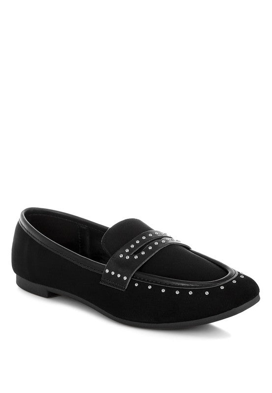 Lumina Penny Strap Studded Loafers