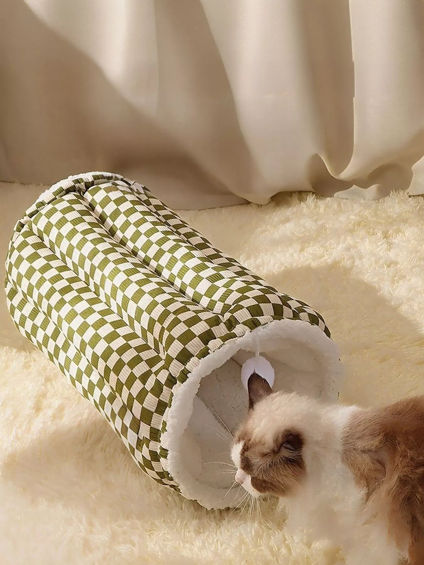 Cozy Plush Pet Tunnel Nest - Loving It Shop