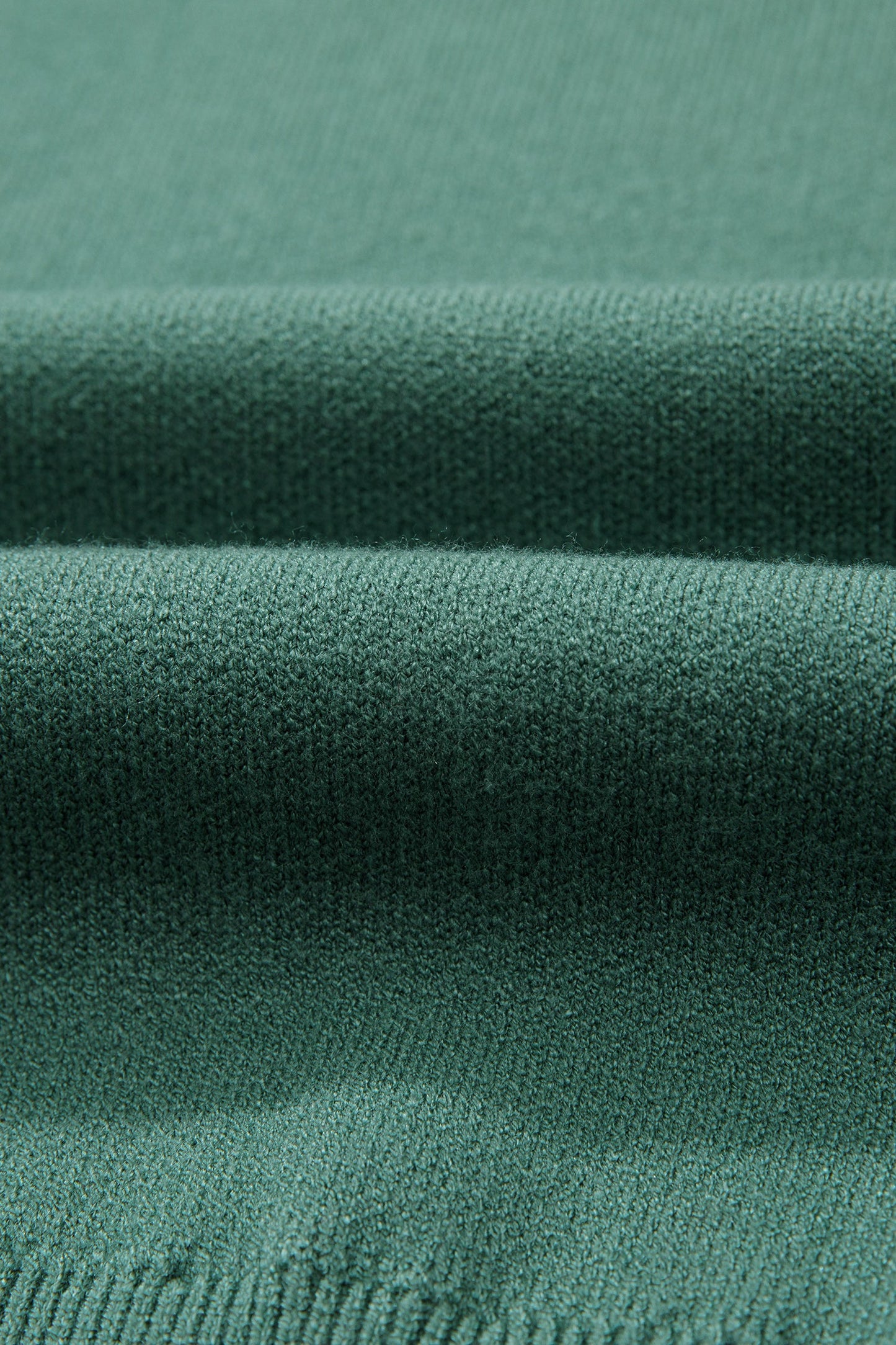 Blackish Green HO HO HO MERRY CHRISTMAS Drop Shoulder Loose Sweater