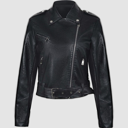 Lapel Short Belt Women&