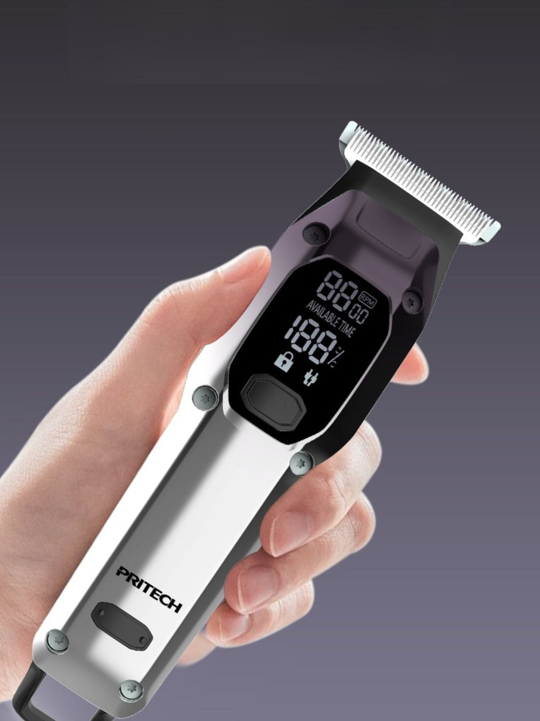 Cordless Hair Clipper with LED Display - Loving It Shop