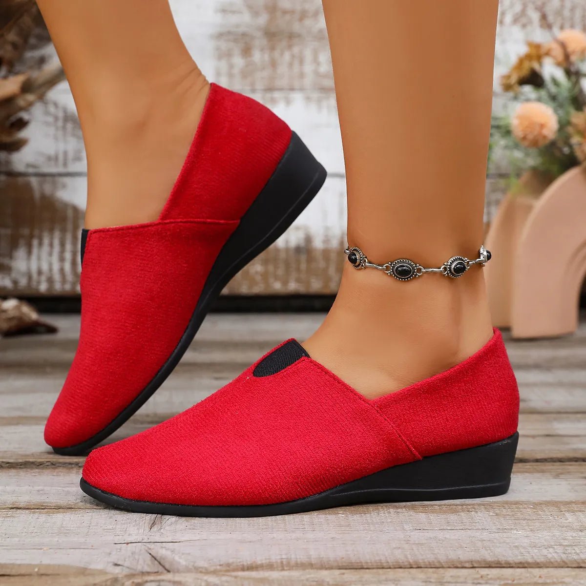 Breathable Mesh Slip - On Loafers - Loving It Shop