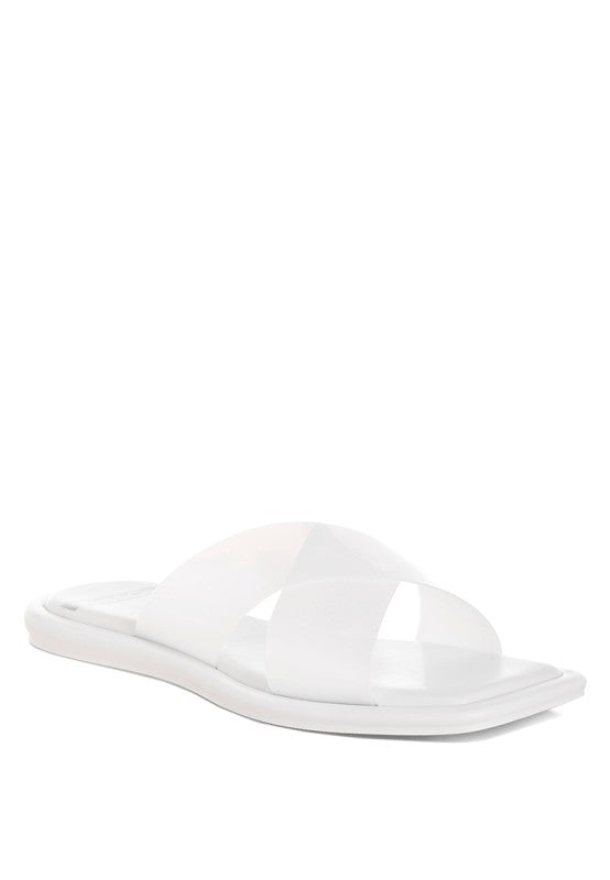 Kimama Criss Cross Strap Slip Ons