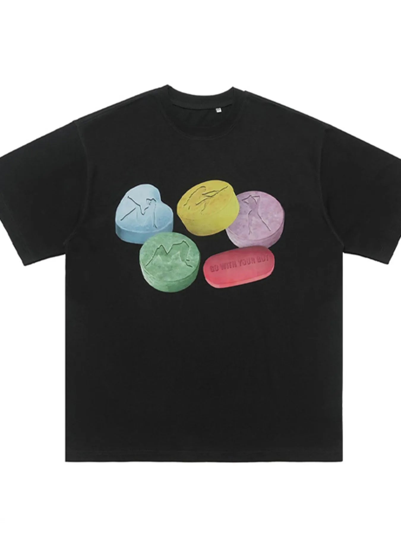 Men's Graphic Round Neck T-Shirt - Loving It Shop