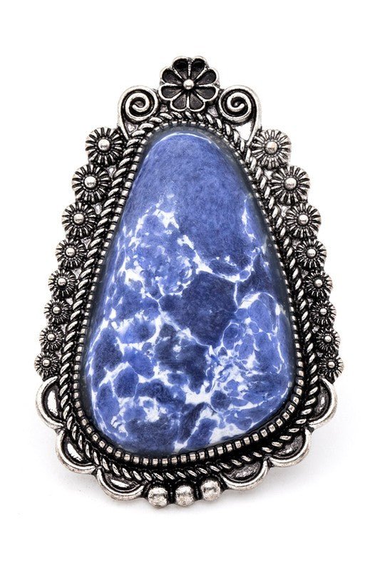 Genuine Stone Jumbo Stretch Ring - Loving It Shop