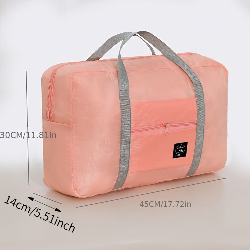 Large Foldable Travel Duffel Bag – Nylon, Gym &amp; Weekend