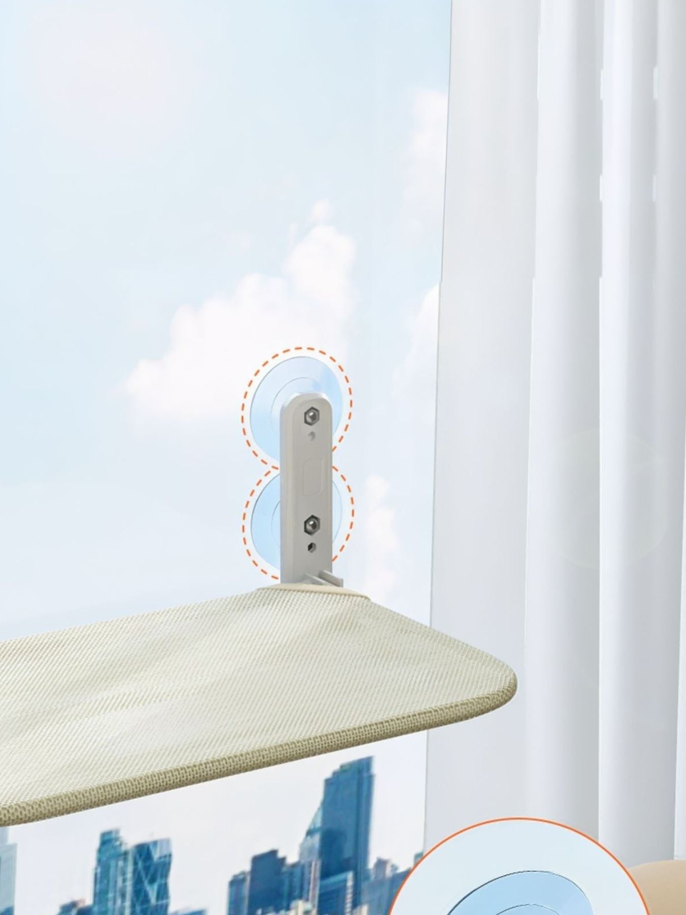 Window Perch Cat Hammock with Strong Suction Cups - Loving It Shop