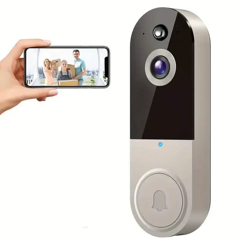 1080P HD Smart Doorbell Camera with AI Detection &amp; Night Vision
