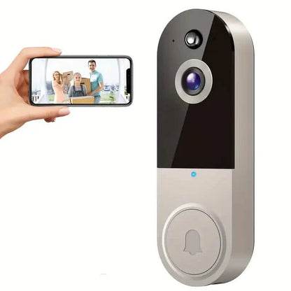 1080P HD Smart Doorbell Camera with AI Detection &amp; Night Vision