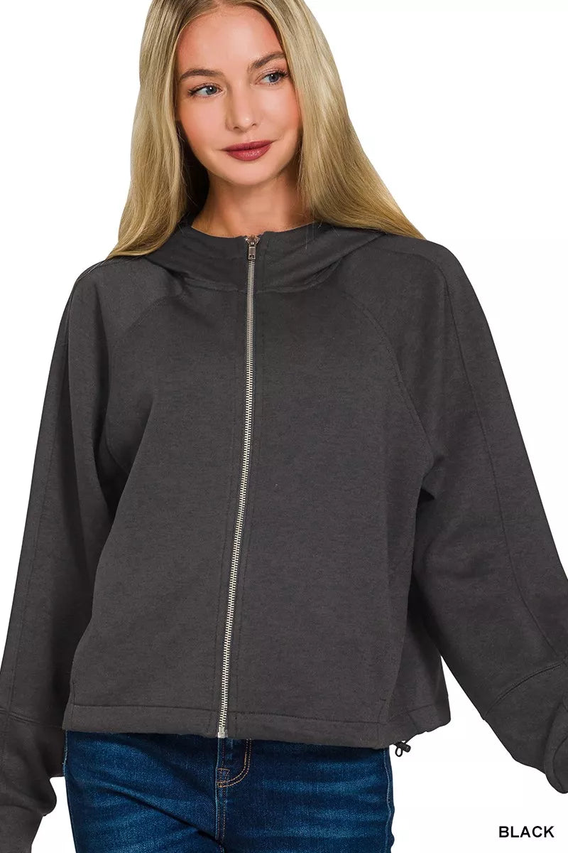 Soft Scuba Full Zip Hoodie Jacket