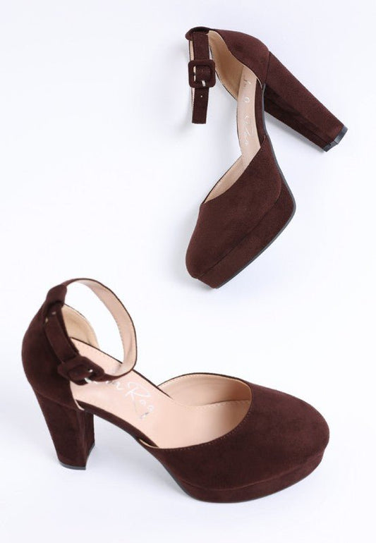 Inigo Interchangeable Ankle Strap Platform Sandals - Loving It Shop