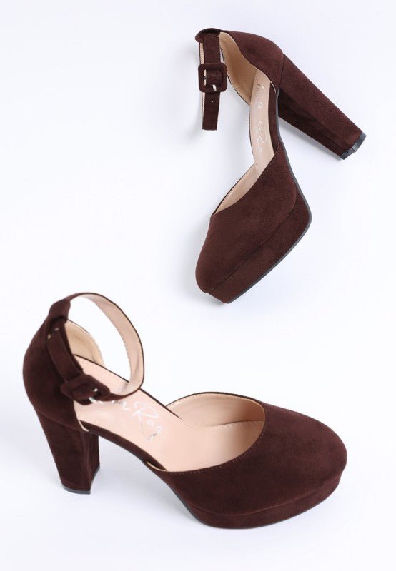 Inigo Interchangeable Ankle Strap Platform Sandals - Loving It Shop