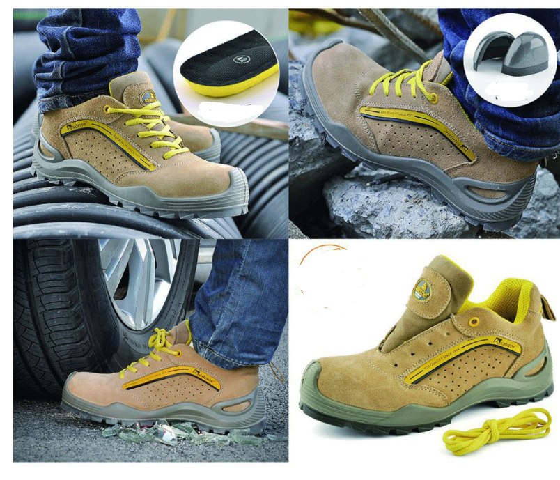 Safety Shoes, Anti-static, Puncture &amp; Crush Resistant