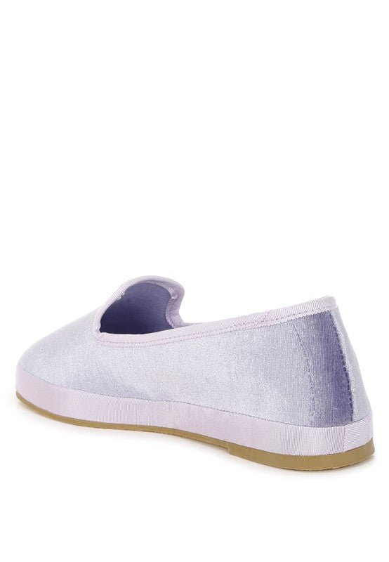 Saba Velvet Round Toe Slip - On Loafers - Loving It Shop