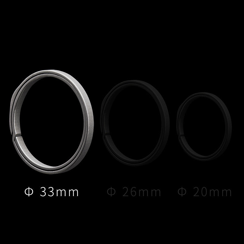 Titanium Alloy Keychain Fashionable Men&