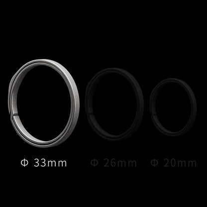 Titanium Alloy Keychain Fashionable Men&