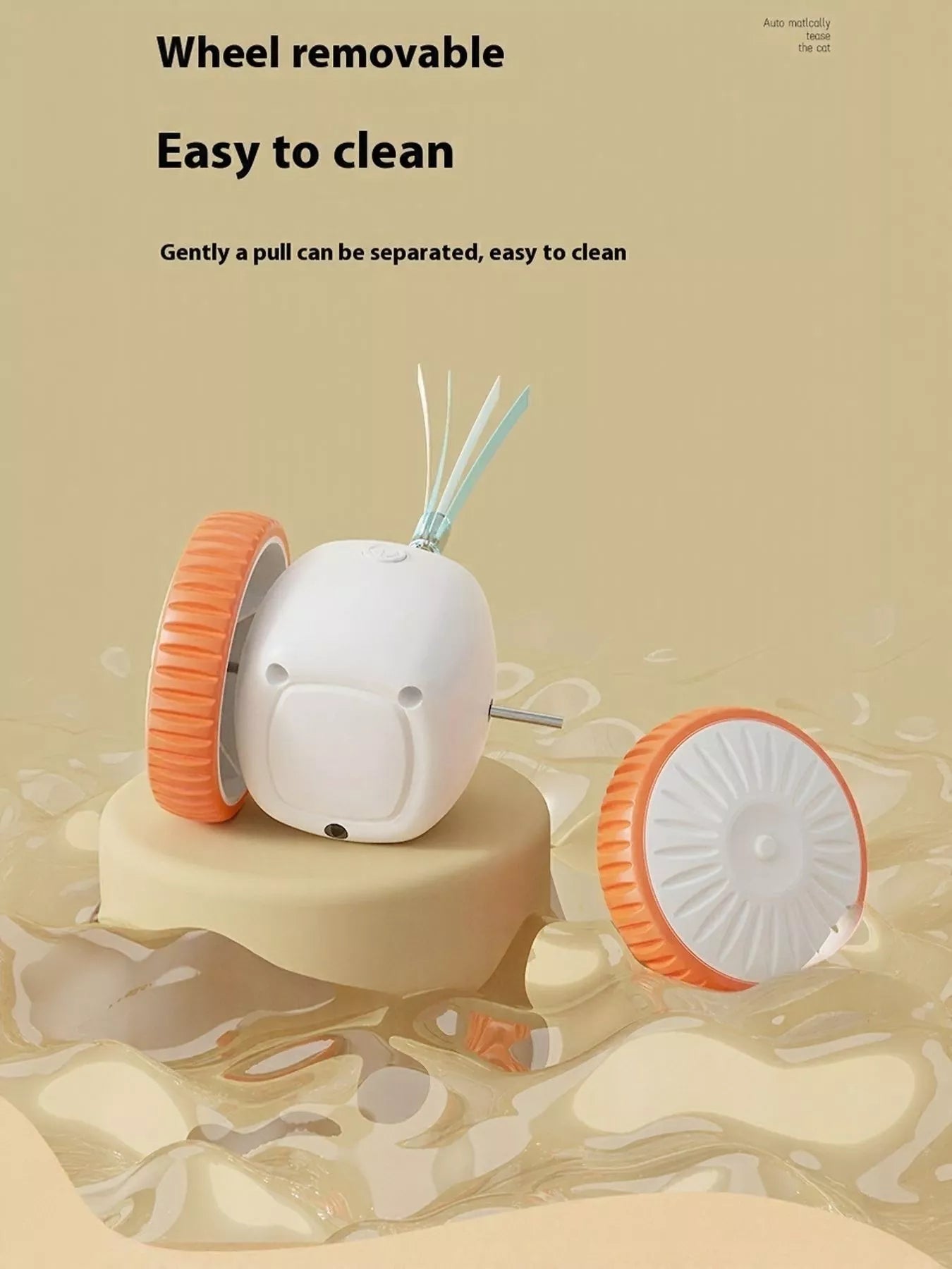 Interactive Self - Rotating Feather Pet Chase Toy - Loving It Shop