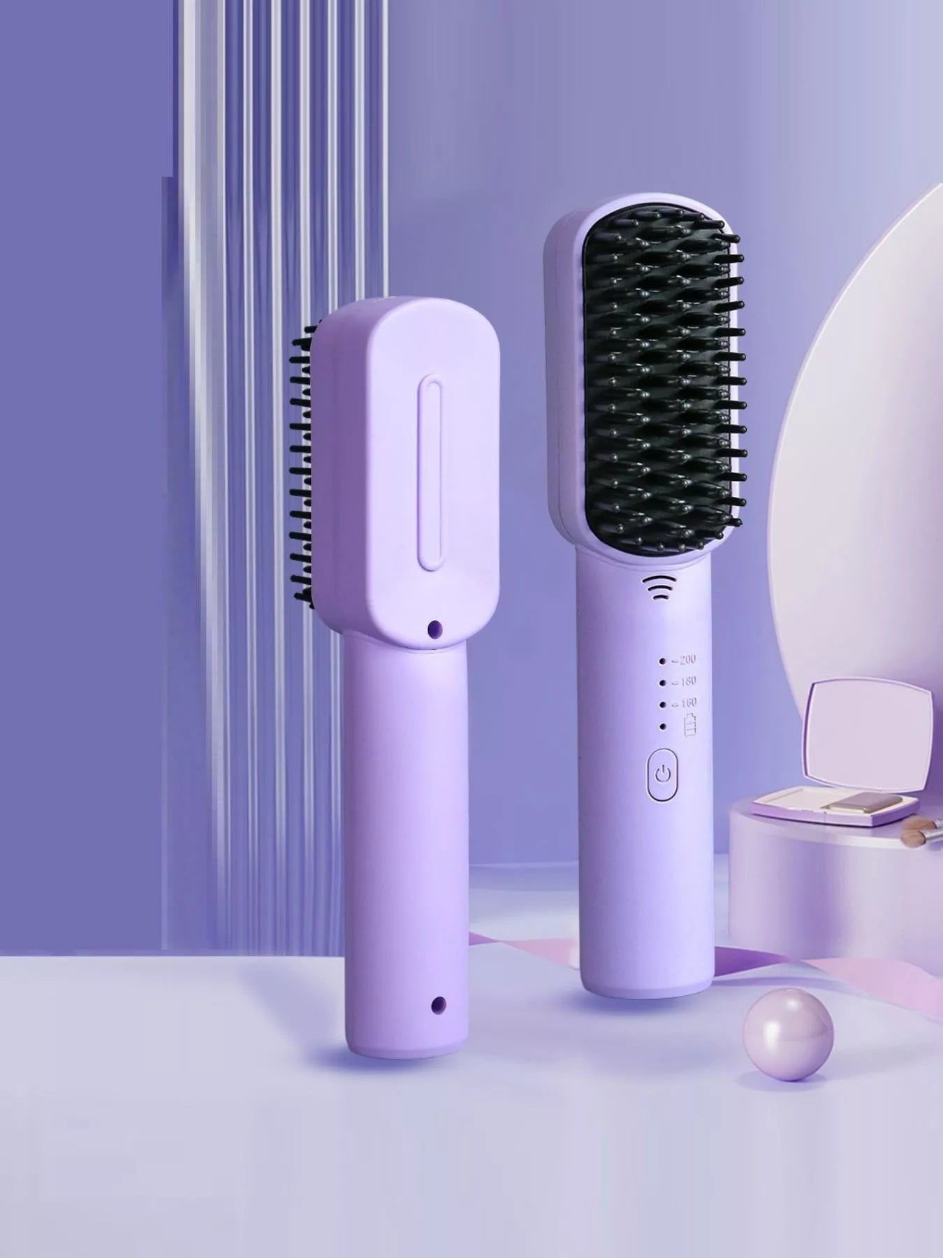 Portable Heated Hair Straightening Comb - Loving It Shop