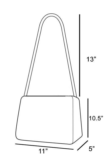 Bucket Pouch Faux Suede Tote Bag