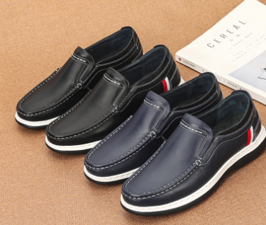 Genuine Leather Casual Men&