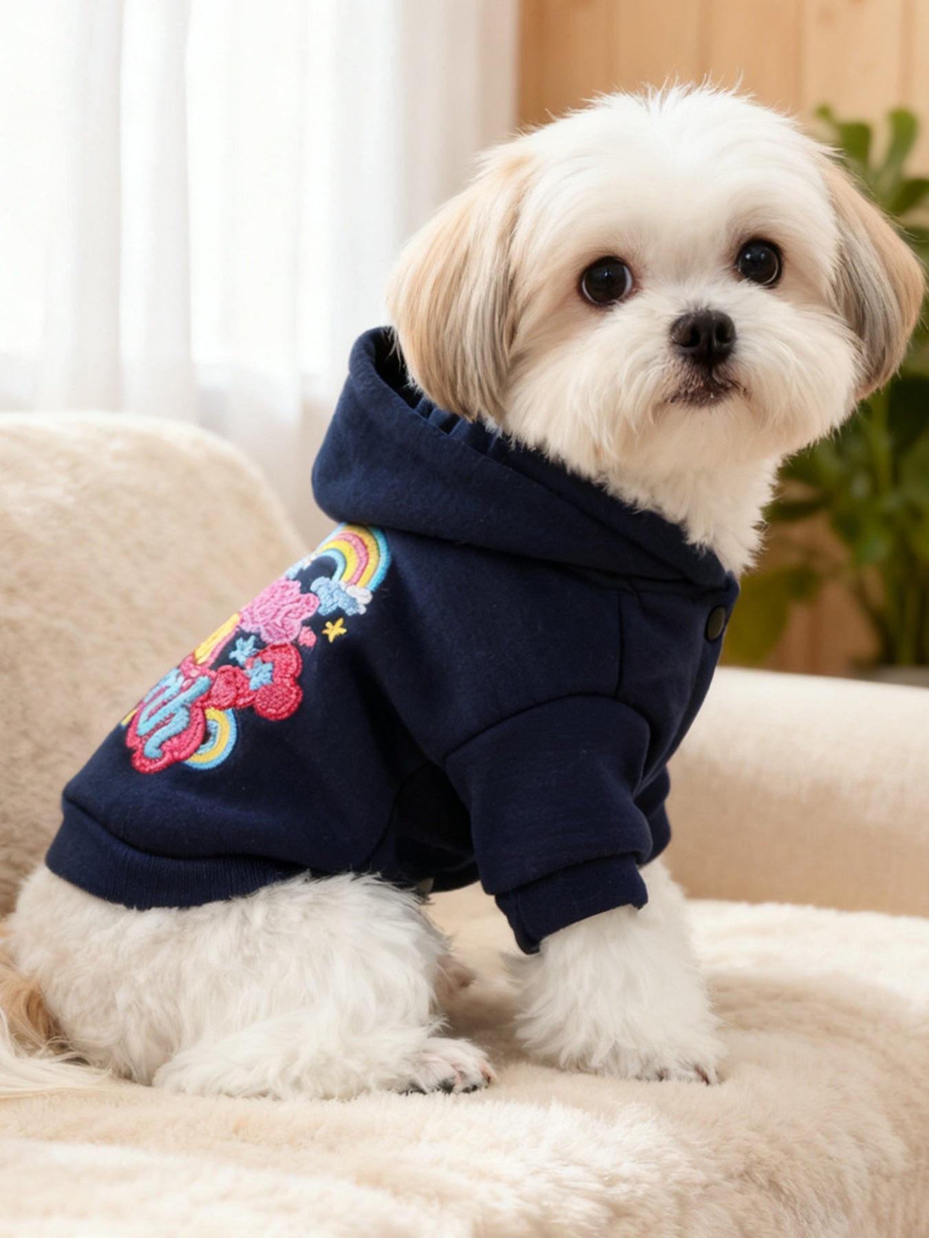 Embroidered Pet Hoodie - Loving It Shop