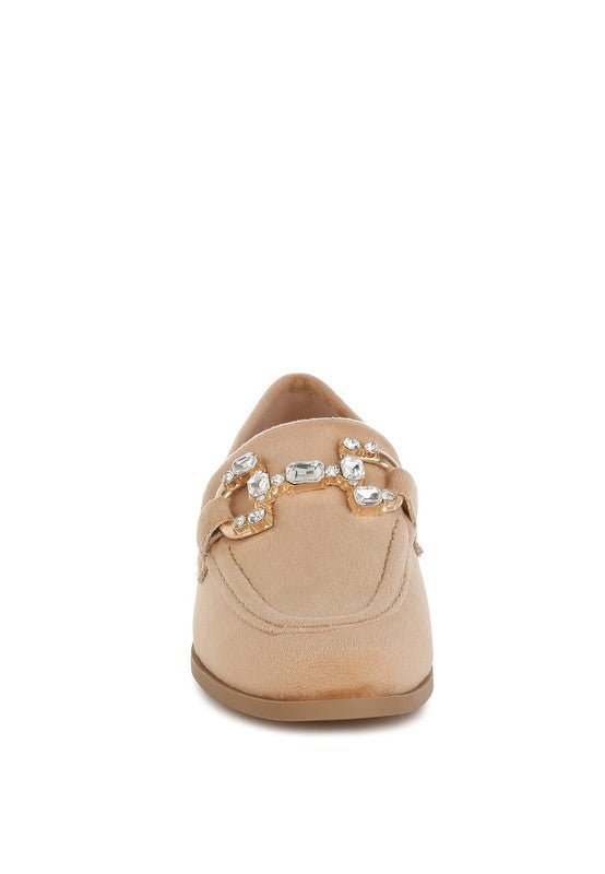 Maestro Diamante Embellished Horsebit Loafers - Loving It Shop