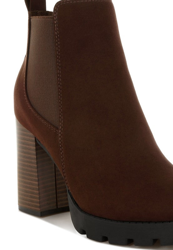 SONIA BLOCK HEELED BOOTS