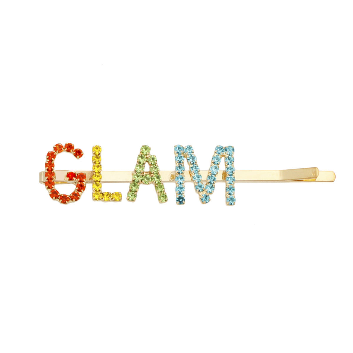 Bobby Pin Gold Multi Glam Stylish Hair Accessory