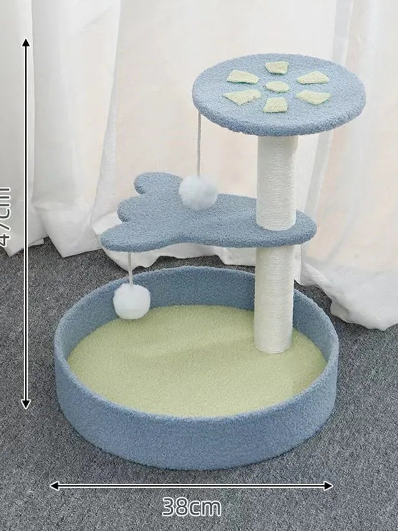 Cat Scratching Post with Cat Bed and Toy - Loving It Shop