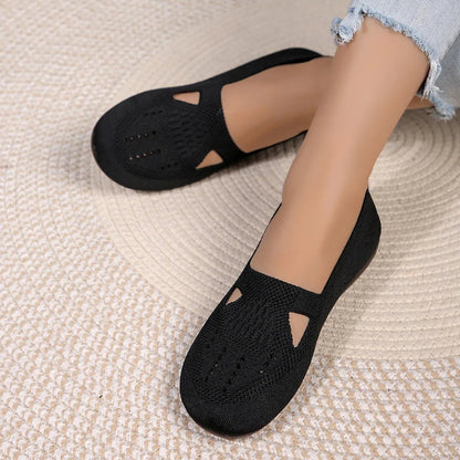 Cutout Mesh Slip Ons - Loving It Shop