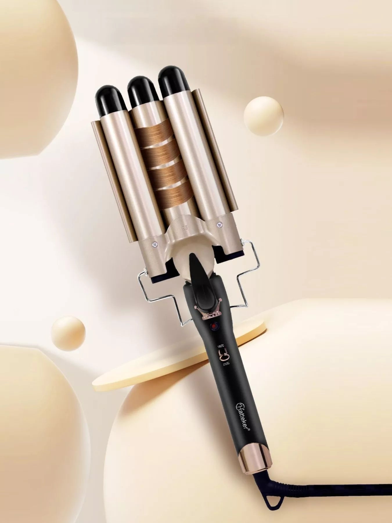 3 - Barrel Instant Waver Curling Iron - Loving It Shop