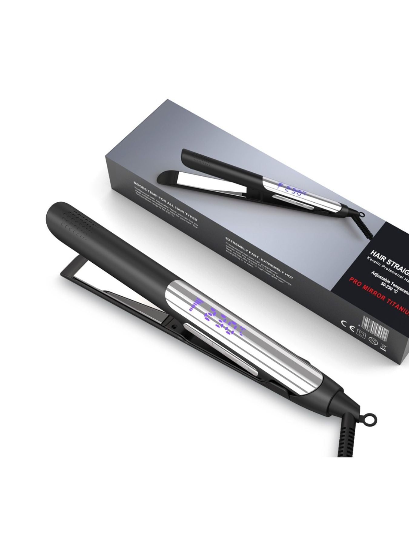 Adjustable Temperature Hair Straightener - Loving It Shop