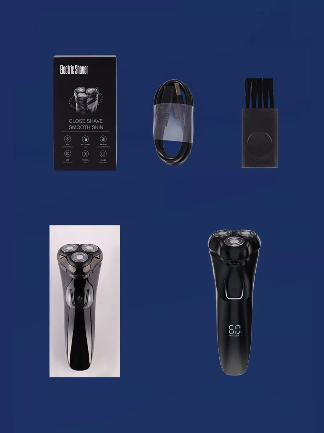 Rechargeable Rotary Shaver - Loving It Shop