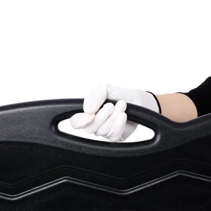 Blow Molded Ergonomic HDPE Body with Padded Headrest &amp; Dual Tool Trays