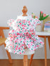 Bow Printed Pet Dress - Loving It Shop