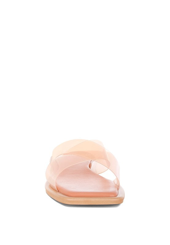 Kimama Criss Cross Strap Slip Ons