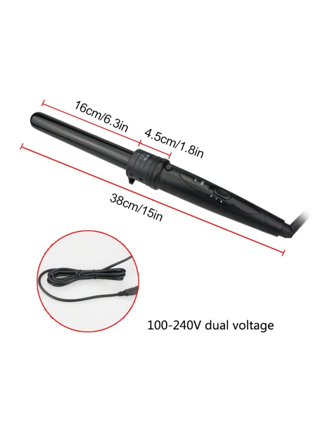 6 - in - 1 Interchangeable Curling Iron - Loving It Shop