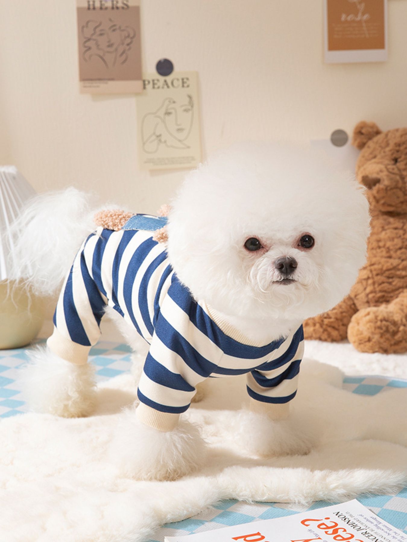 Printed Pet Jumpsuit - Loving It Shop