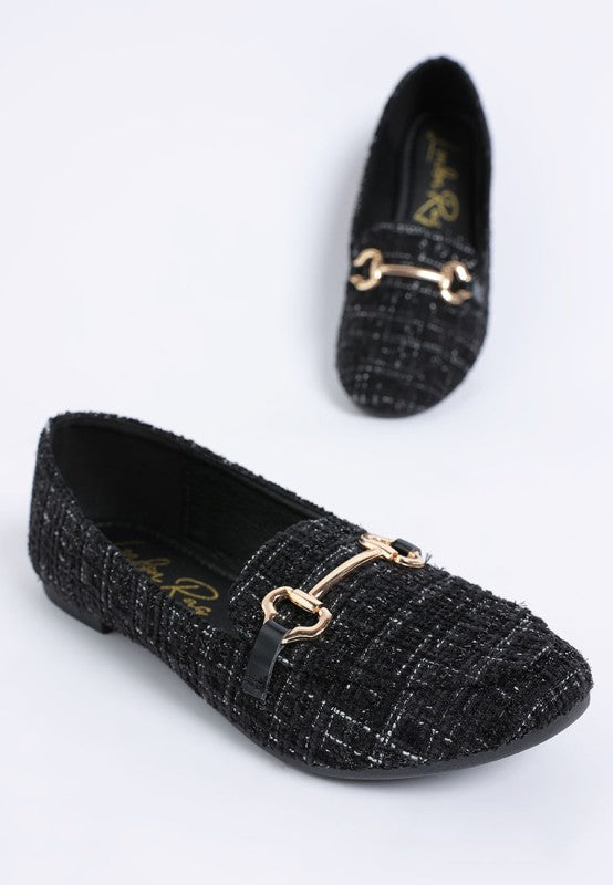 Drairi Horsebit Detail Tweed Loafers