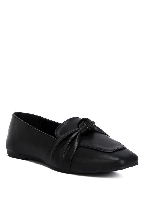 Denali Recycled Faux Leather Flat Loafers - Loving It Shop