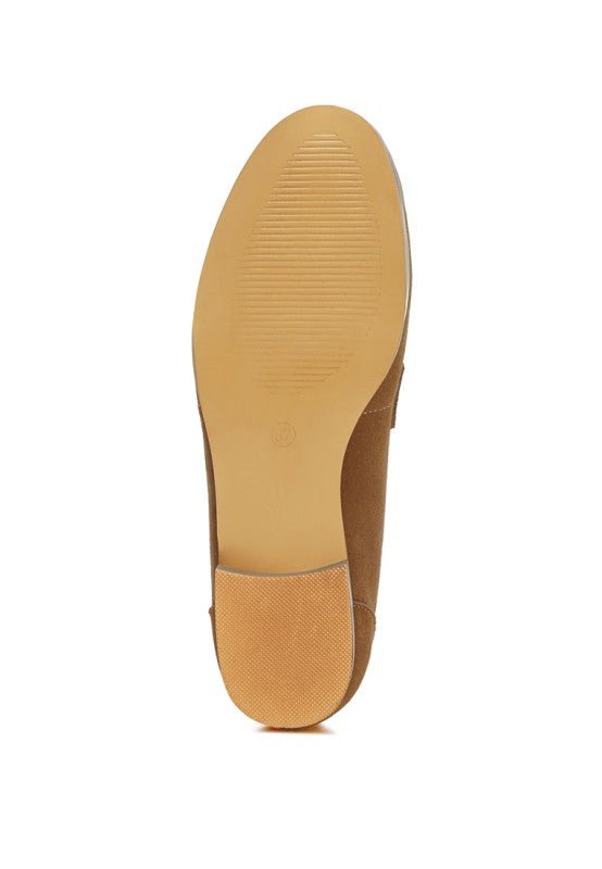 New Ode Rhinestone Penny Strap Loafers Loafers - Loving It Shop