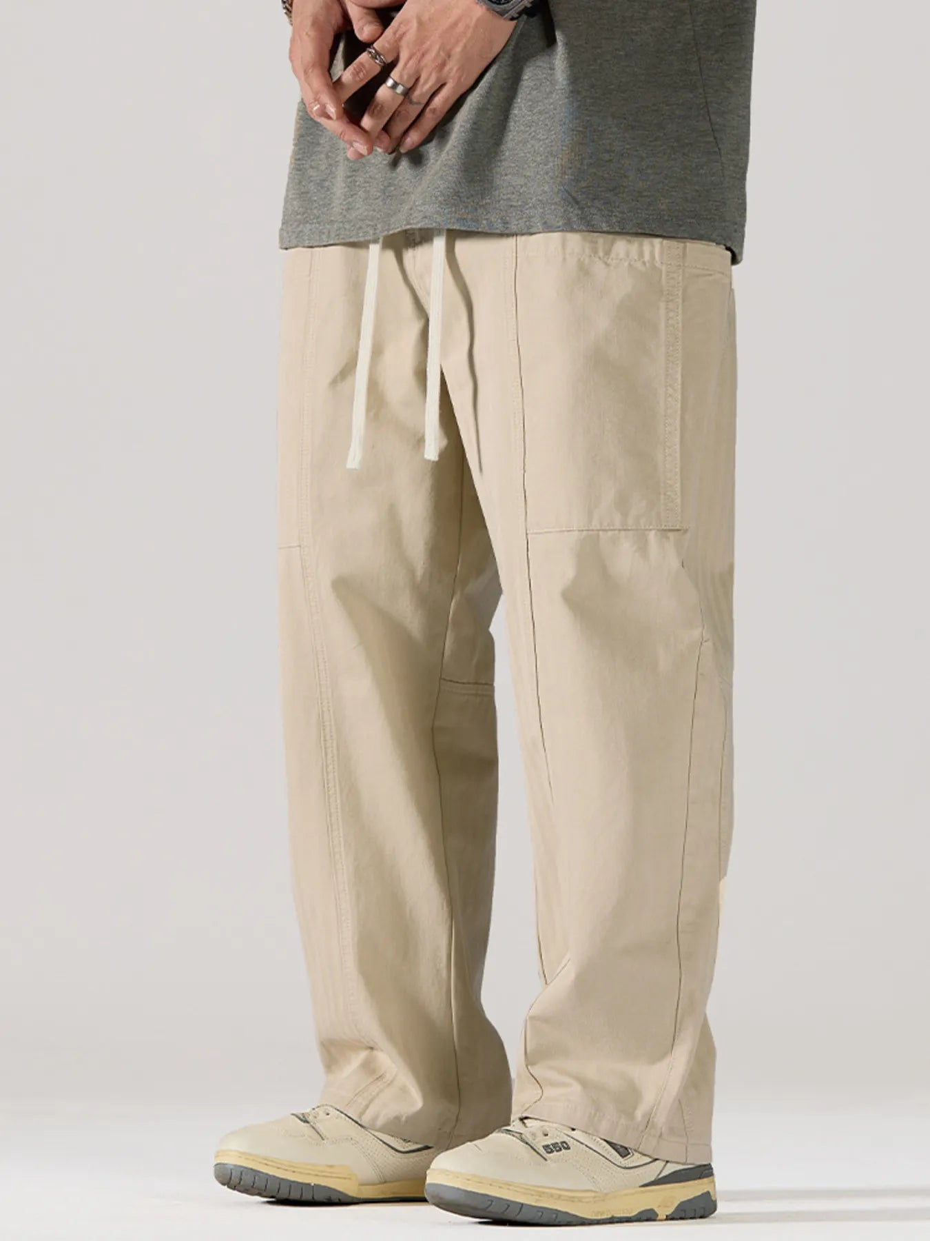 Men's Full Size Relaxed Fit Casual Pants Plus Size