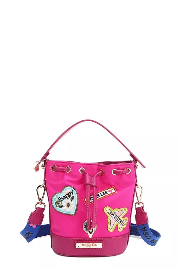 Color Patch Bucket Bag