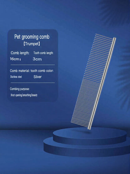 Stainless Steel Pet Grooming Comb for Hair Removal - Loving It Shop