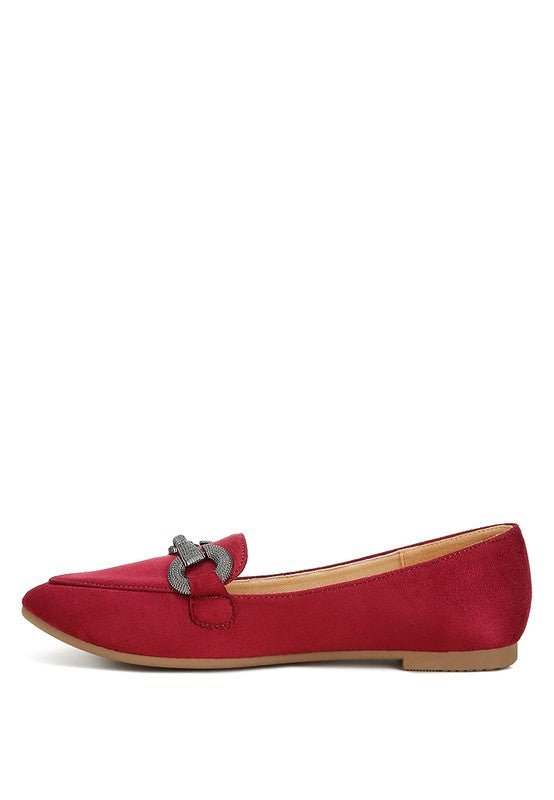 Fembot Horsebit Detail Flexible Loafers - Loving It Shop